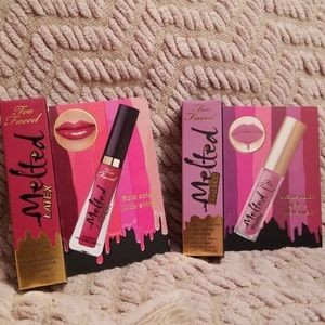 Melted Latex Hot Mess & Melted Matte Queen B lip